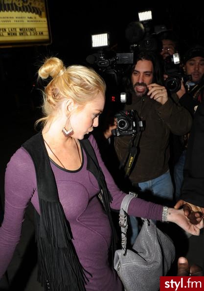 Lindsay Lohan - Moda uliczna Inne Moda
