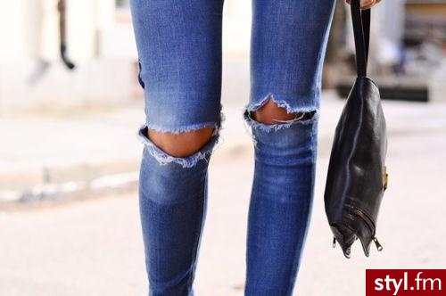 Jeansy Spodnie Moda