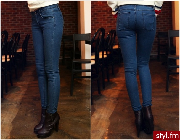 Jeansy Spodnie Moda