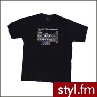 Minecraft Periodic Table T-Shirt Black XL - Sportowe Buty Moda