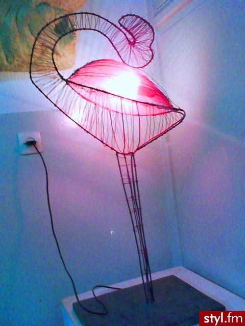 lampa ręcznie robiona - Misz-masz