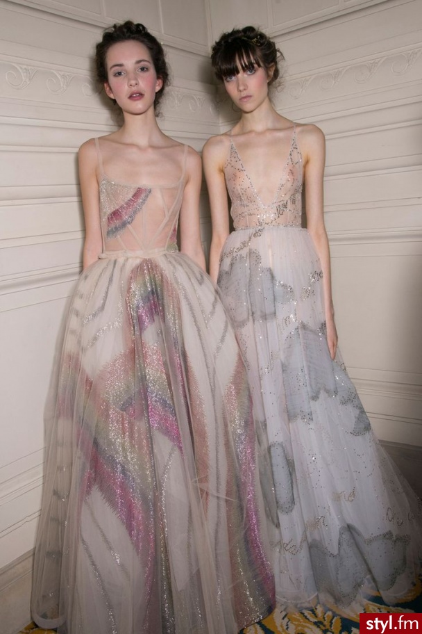 Valentino Spring 2015 Couture - Wieczorowe Sukienki Moda
