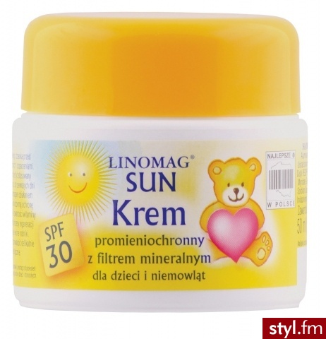 LINOMAG SUN KREM OCHRONNY z FILTREM SPF30 50 ml - Emu Buty Moda