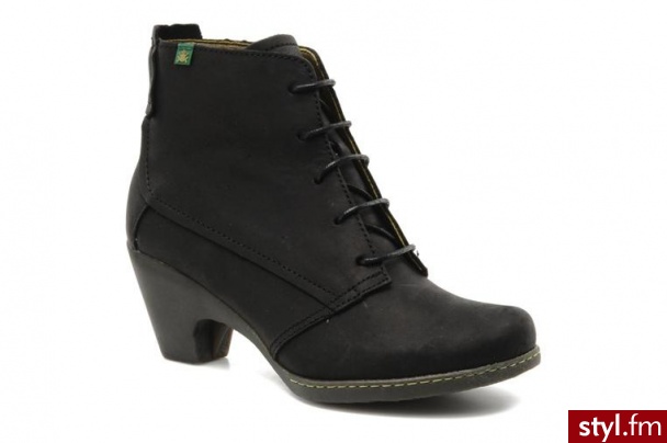 El Naturalista PÓŁBUTY I BOTKI SOLAR N°868 BY EL NATURALISTA (Czarny) - Botki Buty Moda