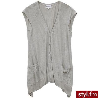 Linen Knit Vest - Vanessa Bruno Athé - Polyvore. Pobrano ze strony: http://www.polyvore.com/linen_knit_vest/thing?id=7754337 - Pozostałe Ciuchy Moda