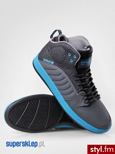 Supra BUTY S1W SUPER NOVA S72012 (BGB) 43 Skate Odcienie szarości i srebra - Pozostałe Buty Moda