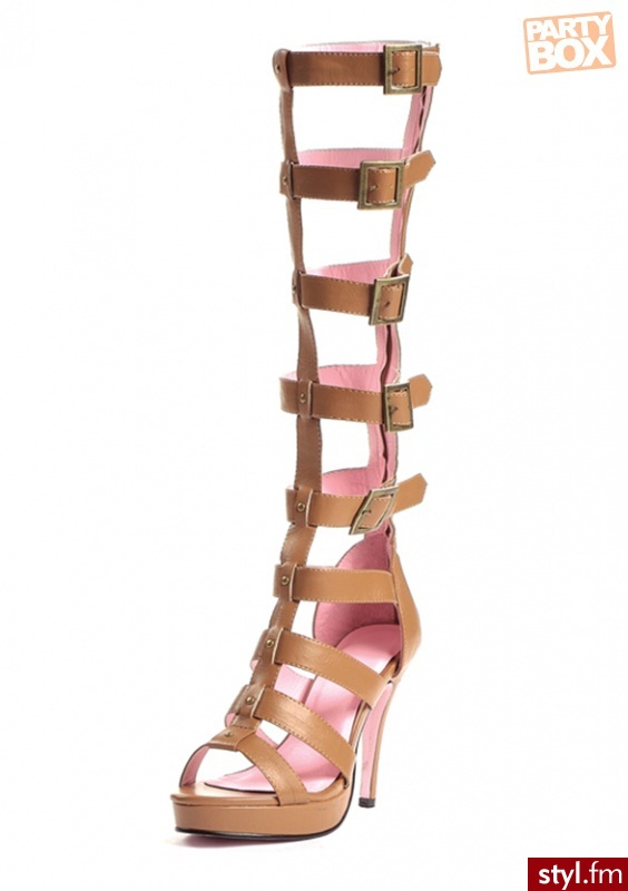 Buty rzymianki na obcasie rozm. 39 LA5021 - Pozostałe Buty Moda