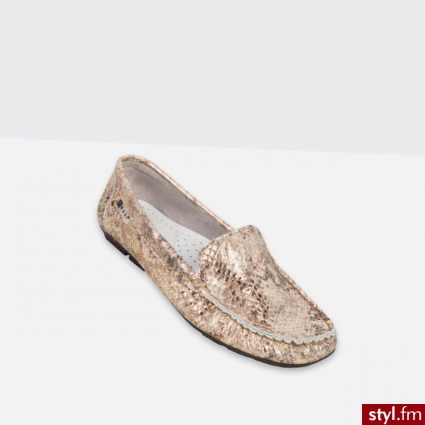złote mokasyny Nessi! https://nessisklep.com/kategoria/cala-kolekcja/mokasyny-nessi-17130-zloty-ps - Półbuty Buty Moda