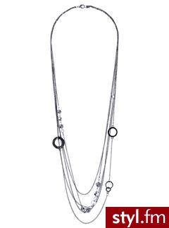 5-strand chain necklace - Black - Promod. Pobrano ze strony: http://www.promod.co.uk/jewellery/necklaces/_5-strand-chain-necklace-black-R1290275001.html - Pozostałe Dodatki Moda