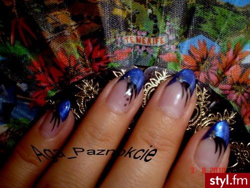 szafirki :D - Paznokcie