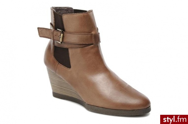Derhy PÓŁBUTY I BOTKI CONSOLE BY DERHY (Brązowy) - Botki Buty Moda