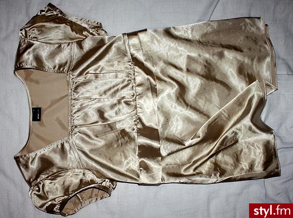 bluzka złota - Pozostałe Ciuchy Moda