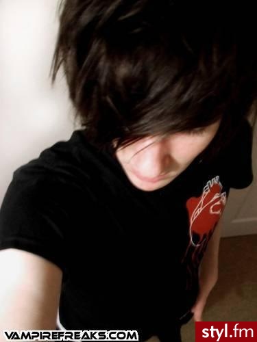EMO Alternatywne Średnie Fryzury