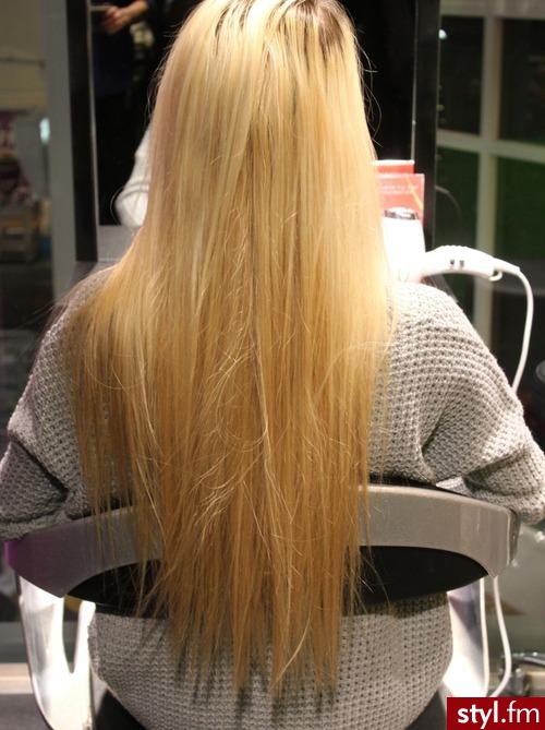 Blond Rozpuszczone Proste Na co dzień Długie Fryzury