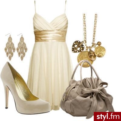 Sukienka - charlotterusse.com; buty - piperlime.gap.com; torba - myprestigium.com - Styler