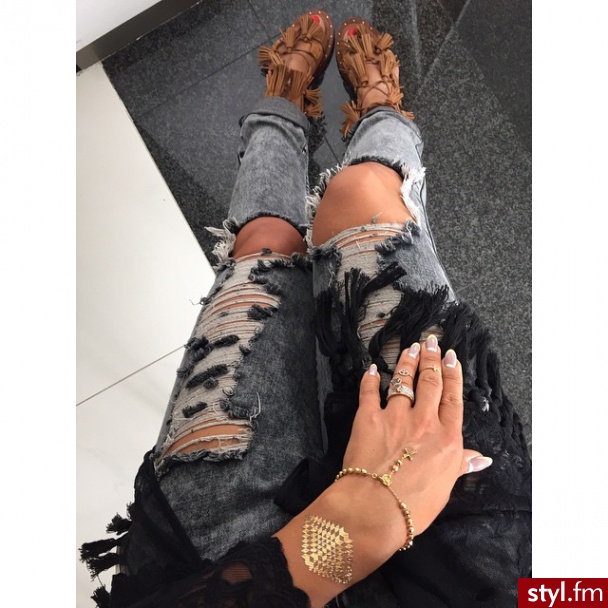 Jeansy Spodnie Moda