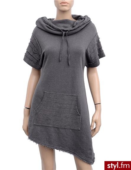 Unisono TUNIKA 2163 ASFALTO - Tuniki Ciuchy Moda