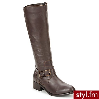 Betty London BUTY VERNILLE Brown - Kozaki Buty Moda