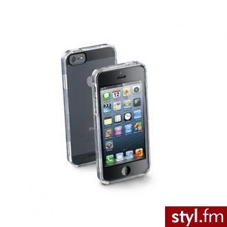 CELLULAR LINE POKROWIEC ETUI IPHONE 5 PRZEŹROCZYSTY (INVISIBLEIPHONE5) - Portfele i etui Dodatki Moda