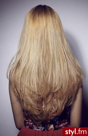 Blond Rozpuszczone Proste Na co dzień Długie Fryzury