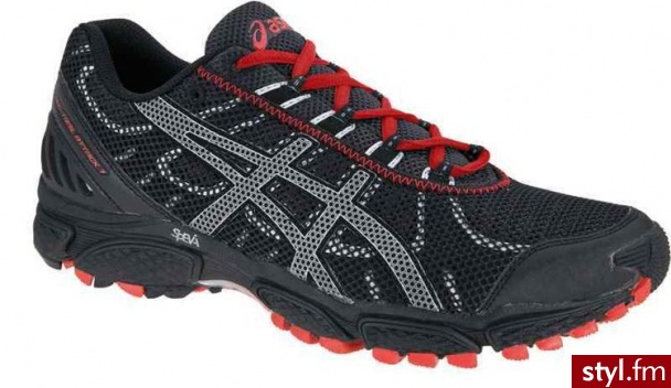 Asics Buty W Terenie Gel-Trail Attack 7 T111N-9093 Sportowe Czarny - Sportowe Buty Moda