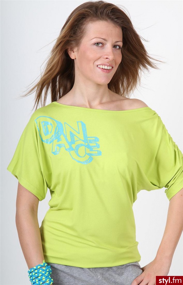 Glamour II bluzka (limonka) - Bluzki Ciuchy Moda