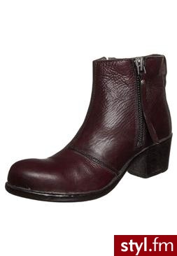 Moma Botki czerwony (74306) - Botki Buty Moda