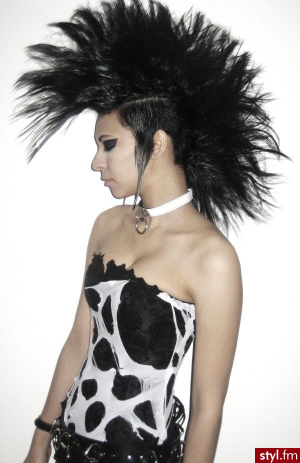 Punk Rock Alternatywne Średnie Fryzury