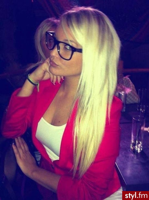 Blond Rozpuszczone Proste z grzywką Na co dzień Długie Fryzury