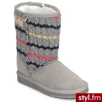 Roxy Buty Dziecko  Little Tory Grey - Kozaki Buty Moda