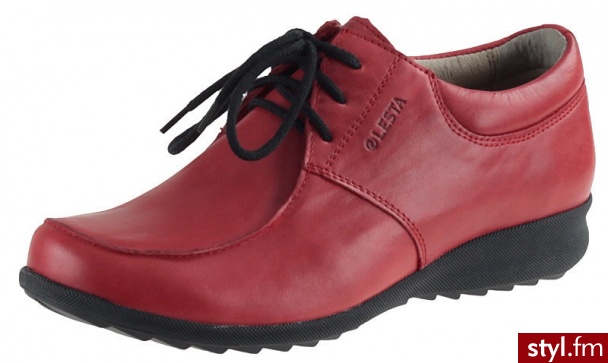 Lesta Półbuty 3825 Czerwone - Półbuty Buty Moda