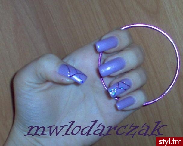Autor: mwlodarczak fioletowe. Autor: <b>mwlodarczak</b><br /> - Paznokcie