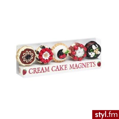 Magnesy np. na lodówkę w kształcie słodkich tortów - 3.95 GBP - Gadżety Inne Moda