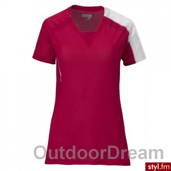 Salomon KOSZULKA TRAIL RUNNER II W LILLA Odcienie czerwieni - Bluzki Ciuchy Moda