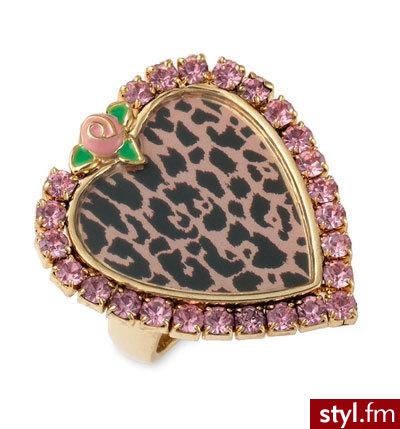 pierścionek w stylu vintage od Betsey Johnson - 45$ - Pozostałe Dodatki Moda