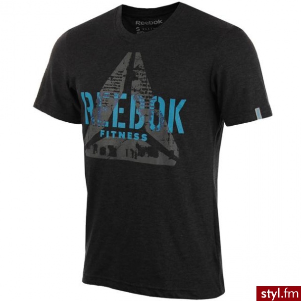 Reebok koszulka sportowa męska BLUE DELTA T (z41125) - Sportowe Buty Moda