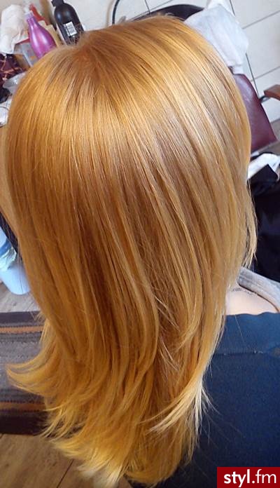 Blond Rozpuszczone Proste Na co dzień Długie Fryzury