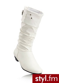 Bonprix Kozaki kremowy 954583_25181 - Kozaki Buty Moda