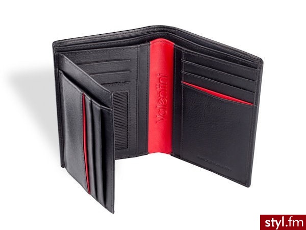 Valentini portfel 151-269 Ferrari Red - Portfele i etui Dodatki Moda