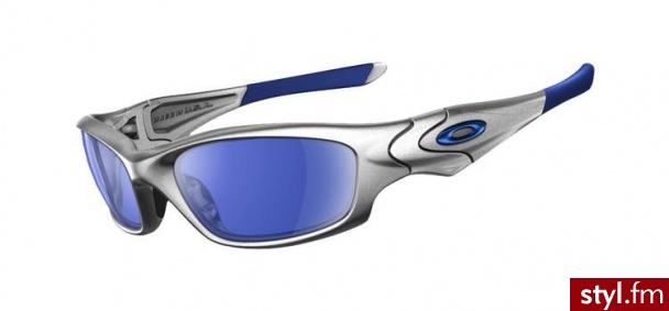 OAKLEY OKULARY STRAIGHT JACKET SILVER/ICE IRIDIUM - Okulary Dodatki Moda