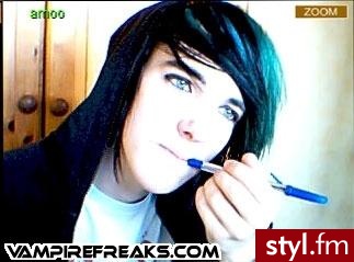 EMO Alternatywne Średnie Fryzury
