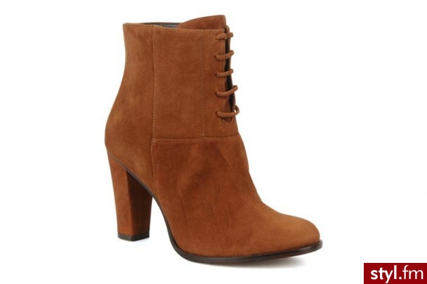 Tila March PÓŁBUTY I BOTKI BOOTY COROLLE SUEDE BY TILA MARCH (Brązowy) - Botki Buty Moda