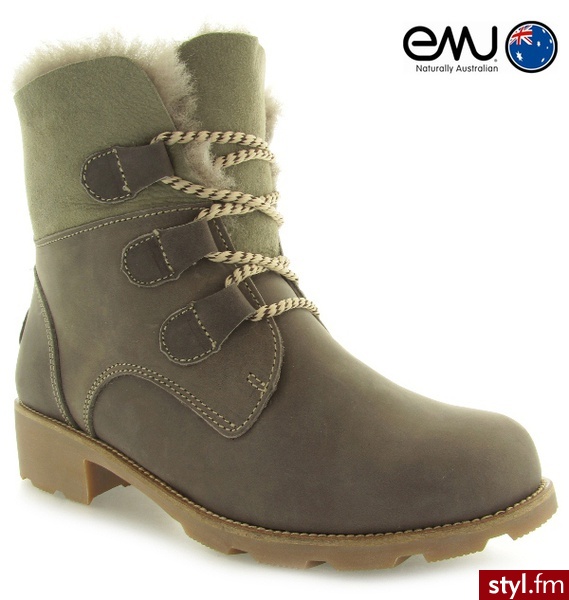 Emu PRESTON CHARCOAL - Botki Buty Moda