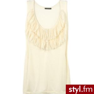 Ruffled jersey tank Alexander McQueen - Polyvore. Pobrano ze strony: http://www.polyvore.com/ruffled_jersey_tank_alexander_mcqueen/thing?id=18830562 - Misz-masz