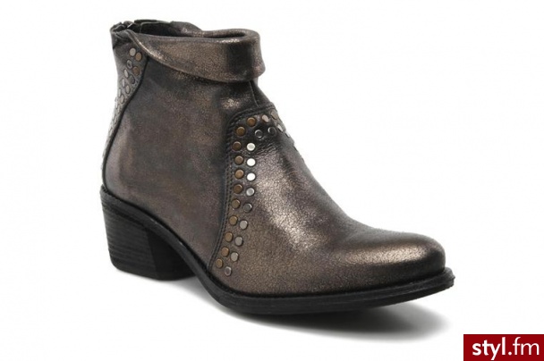 Khrio PÓŁBUTY I BOTKI ALBRICO BY KHRIO (Srebrny) - Botki Buty Moda