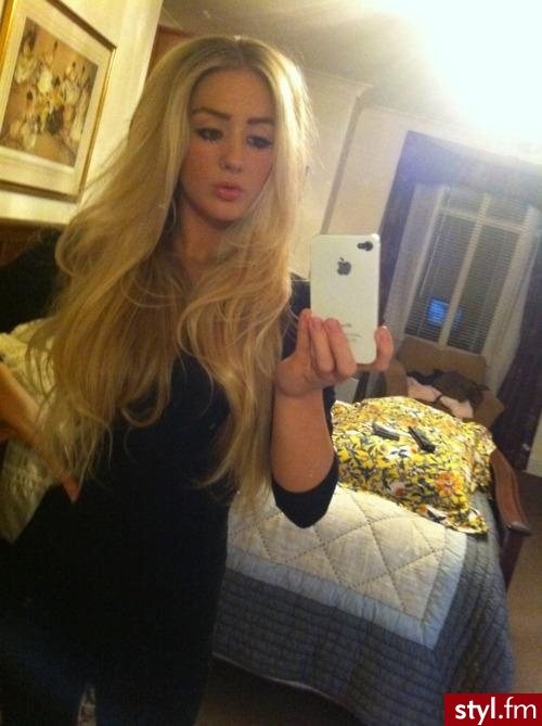 Blond Rozpuszczone Proste Na co dzień Długie Fryzury