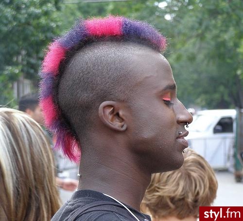 Punk Rock Alternatywne Średnie Fryzury