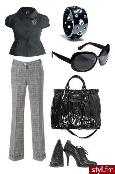 torebka - Miu Miu; koszula - Lucky 13; okulary - Big Star - Styler