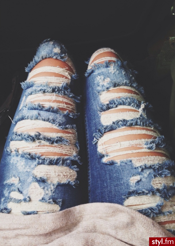 Jeansy Spodnie Moda