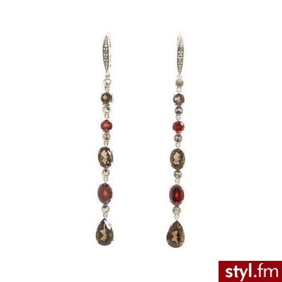 Judith Jack - Color Semiprecious Linear Earrings (Sterling S... - Polyvore. Pobrano ze strony: http://www.polyvore.com/judith_jack_color_semiprecious_linear/thing?id=21356701 - Pozostałe Dodatki Moda